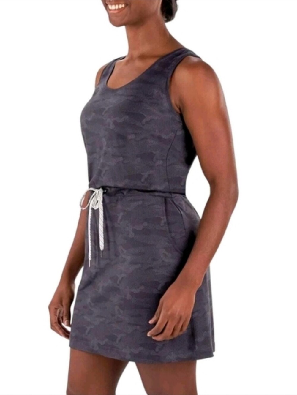 Member's Mark Favorite Soft Dress, Pullover, Camo, Drawstring, Pockets!  NWT - Picture 3 of 13